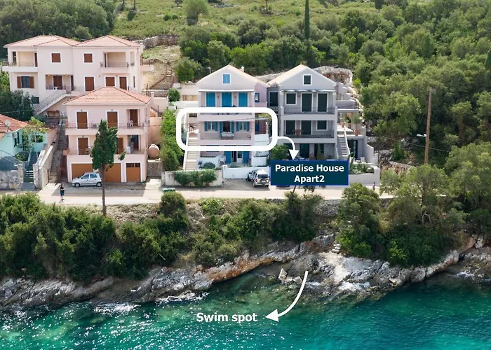 Paradise House Apart2, 5Min Walking Distance To Fiskardo Center